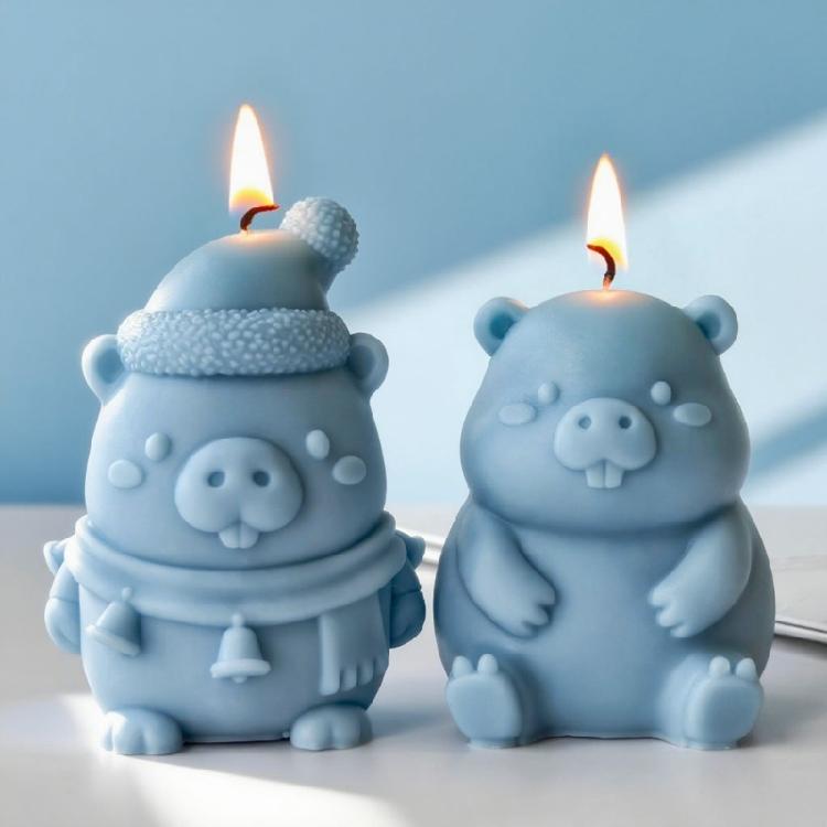 Силиконовые формы в форме животных для эпоксидной смолы, ручной работы, для свечей, для украшения дома, легко извлекаются, силиконовая форма для мыла