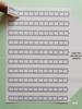 12cm Two-Color Adhesive Transparent Photo Scale for Forensic Ruler