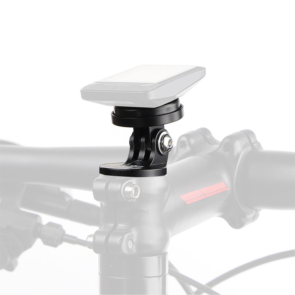 Adjustable Bike Stem Top Cap Mount Holder with 4 Adapters for Garmin for Bryton for Cateye for Wahoo Cycle Computers