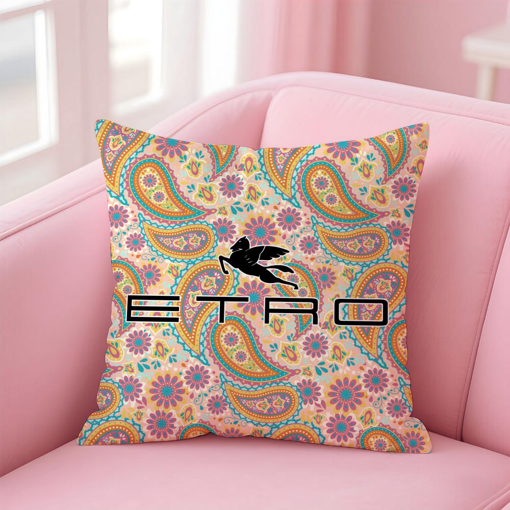 Милая наволочка Etro с принтом, удобная, двусторонняя, идеально подходит для автомобиля, дивана, спальни и многого другого