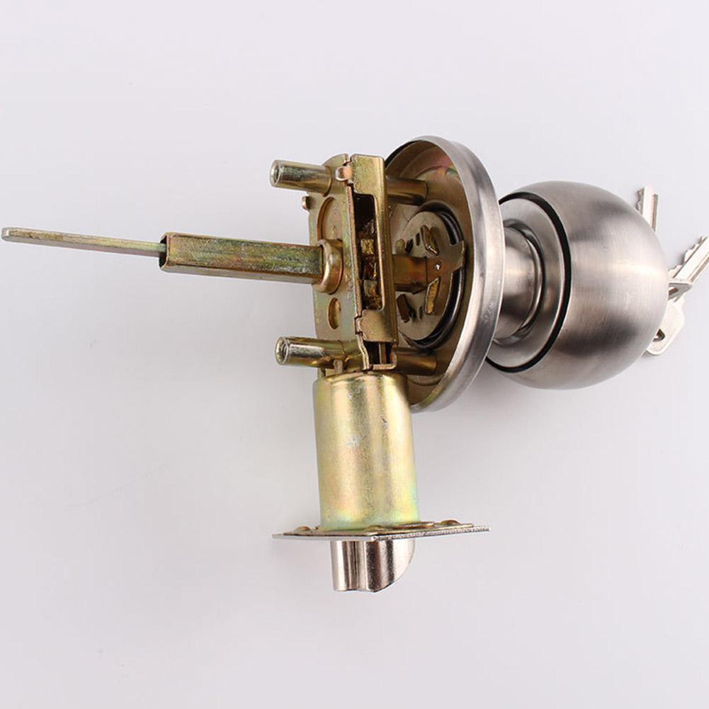 Трехстержневой сферический замок, металлические круглые дверные ручки, ручка-ключ, внутренняя круглая дверная ручка, проходной входной замок, ручка с F0U0