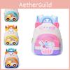 Cartoon Car Kids Backpack For Preschool Boys Girls With Comfortable Nylon Straps