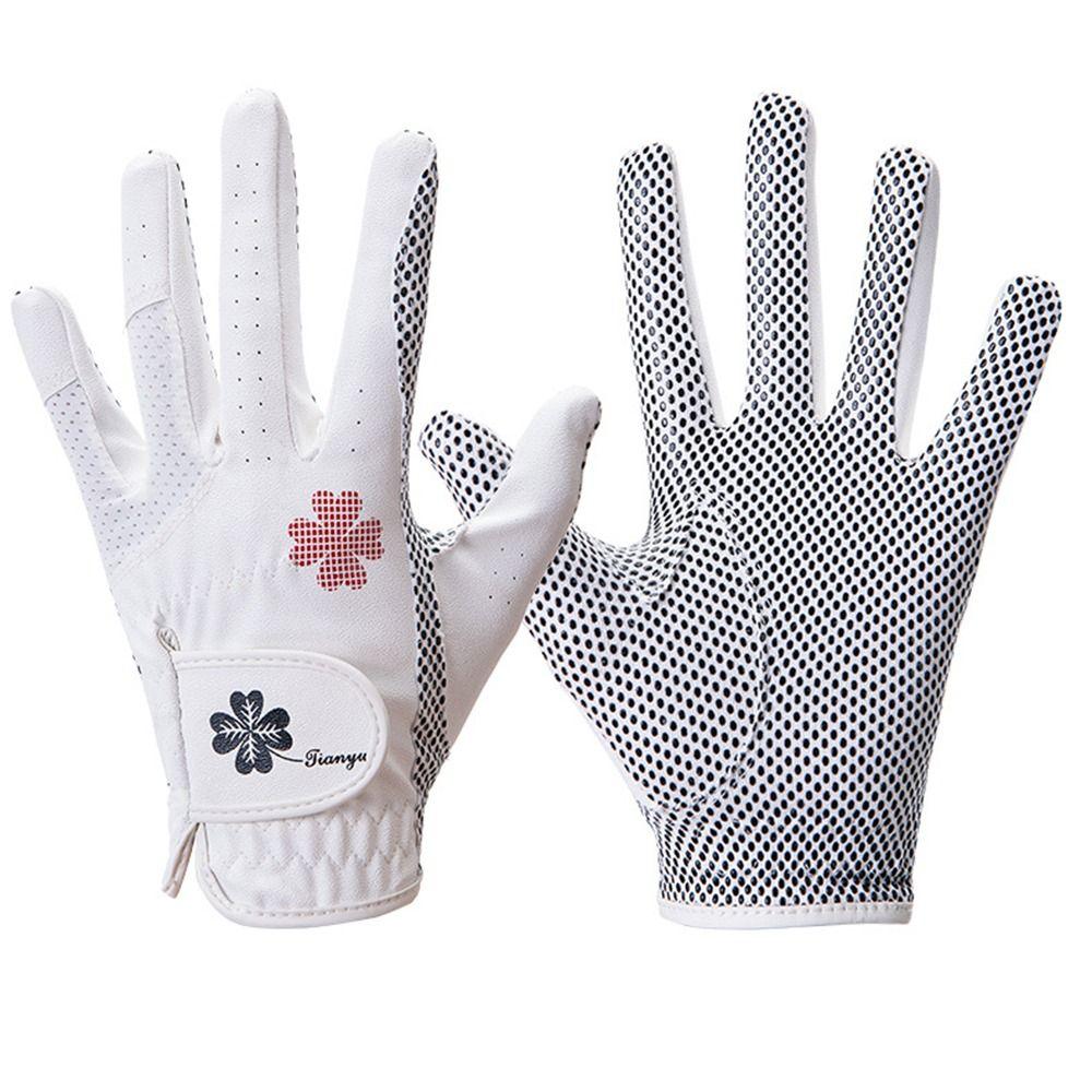 Breathable Full Finger Golf Gloves Wear Resistant Golf Mittens Sport Gloves  Palm Protection