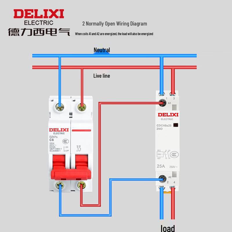 Delixi Electric CDCH8s AC Contactor