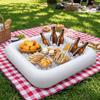 PVC Inflatable Serving Bar Multi-functional Pool Float Tray Summer Salad Tray  Pool Party