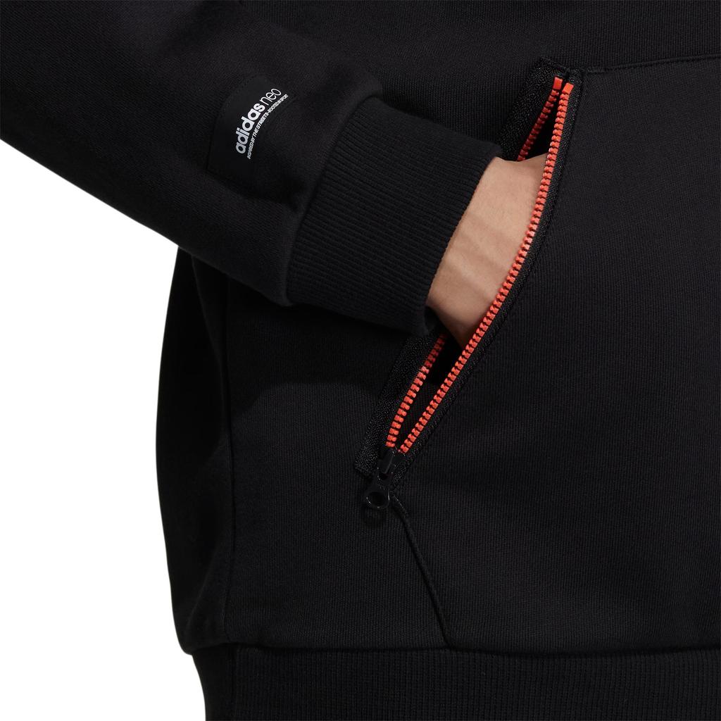 adidas Нео повседневная толстовка с капюшоном мужские толстовки черные GQ7054