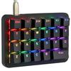Koolertron Mechanical Gaming Keyboard with RGB Customizable Fully Programmable Red Mini Keyboard with Numeric Keypad and Shortcut Portable Wired