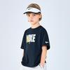 NIKE Kids' Summer 100% Cotton Short-Sleeve Logo T-Shirt
