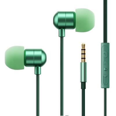 С наушниками Iyahon с внутренним ухом HIFI громкость звука глубокий вызов домой стандарт CTIA Наушники, проводные, микрофон, наушники с защитой от спутывания, микрофон,