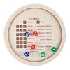 Деревянный поднос для игральных костей Farkle с 6 кубиками для взрослых, семейных вечеринок, обучающих многопользовательских интерактивных классических игральных костей