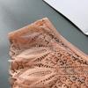 Plus Size Women's Back Hollow Lace Panties Sexy Breathable Briefs Shaped Like Peacock Feather Underwear