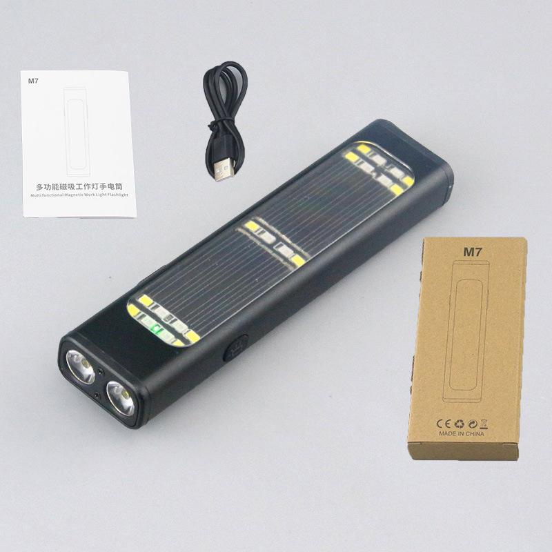 Светодиодный брелок-фонарик USB-C Перезаряжаемый Портативный Мини-фонарик Карманный фонарь Широкий рабочий свет
