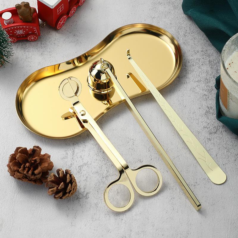 Набор инструментов для ароматерапевтических свечей из нержавеющей стали: Маленький тушитель и ножницы