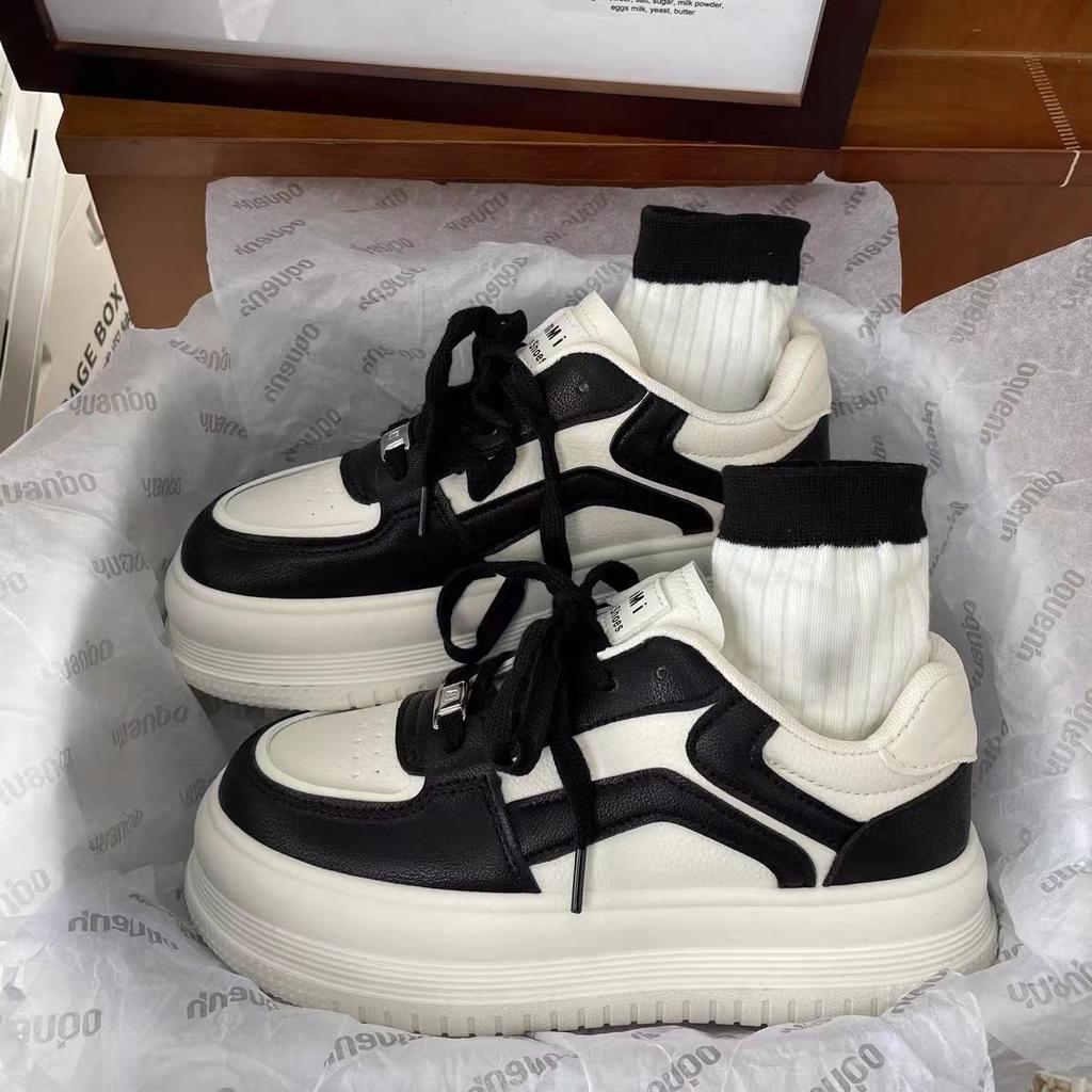 Полосатые белые туфли, детские осенние новинки, модные, на толстой подошве, универсальные, повседневные туфли для сёрфинга