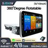 9'' и 10" Android 13 360° поворотный экран BT Call WIFI Carplay Автомагнитола Универсальный 1DIN автомобильный стерео радио GPS DSP Navi