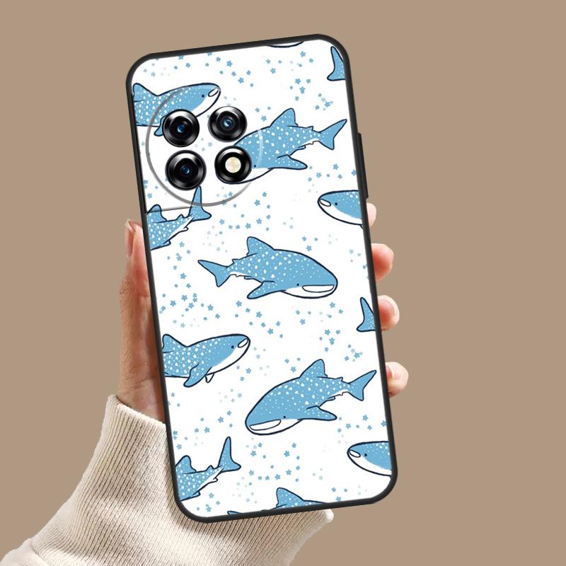 Whale Sharks Case For OnePlus Nord 5 CE 3 4 Lite N20 N30 OnePlus 15 13 12 11 10T 13T 13R 8 9 10 Pro Cover