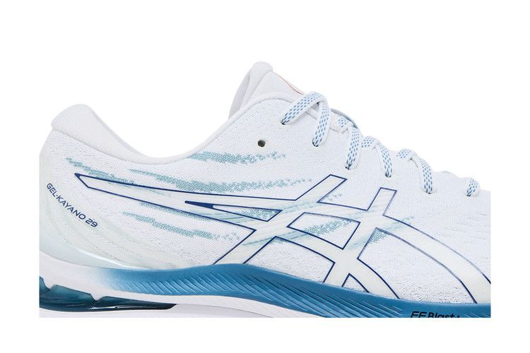ASICS Gel-Kayano 29 White Deep Ocean