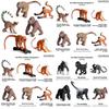 Pvc Animal Model Toy Set With Realistic Monkey And Gorilla Figures For Kids Collectors