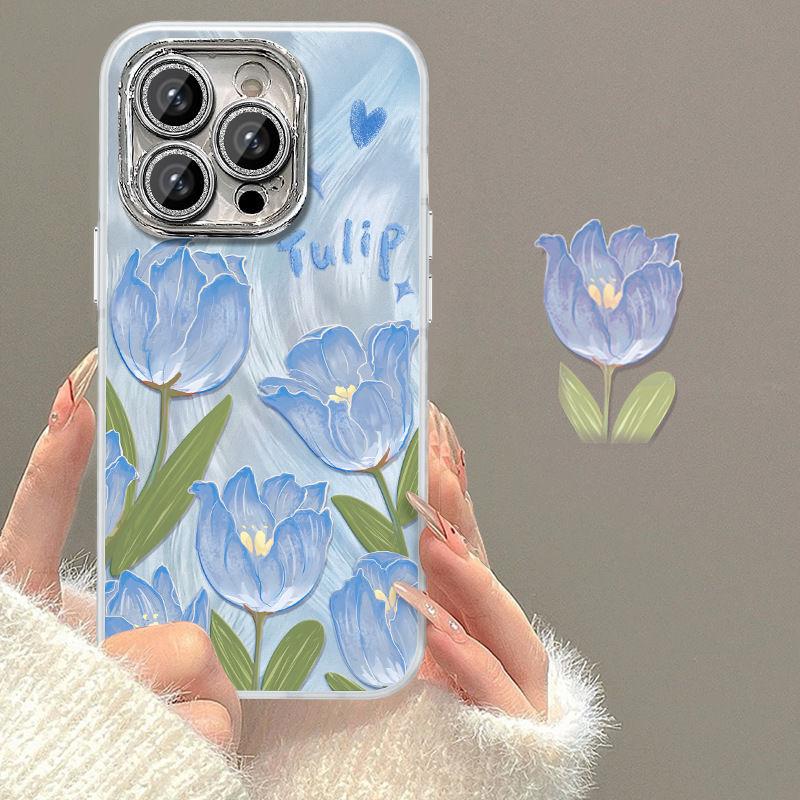 Чехол для мобильного телефона Tulip для iPhone16Pro 15promax Apple 14 чехол-перо 13 женский 1211