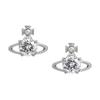 Серьги Reina Galaxy Orbit с кристаллами из латуни Женские серьги Серебряные 6201007002P102P102