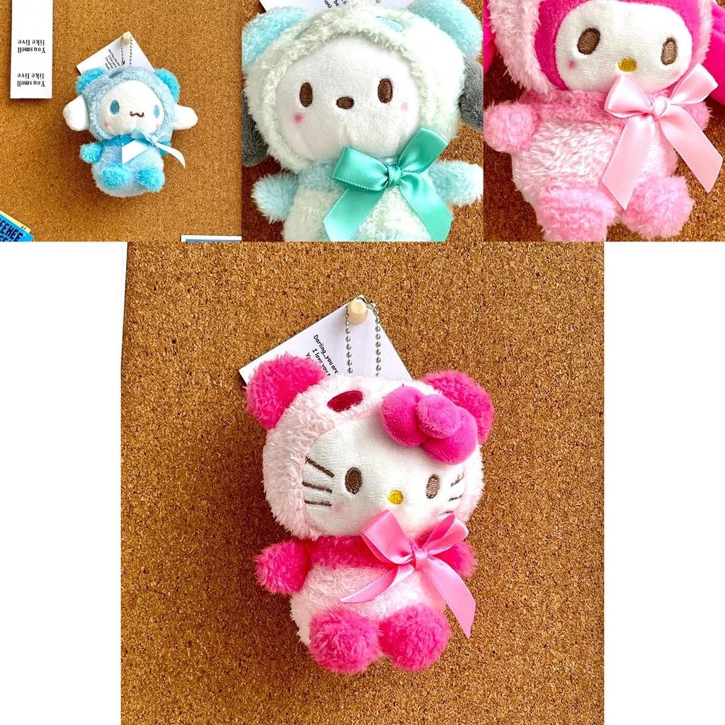Очаровательный кулон-брелок Kuromi от Sanrio, мягкая игрушка для детских подарков
