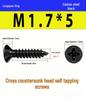 Саморезы по стали с потайной головкой M1-M4