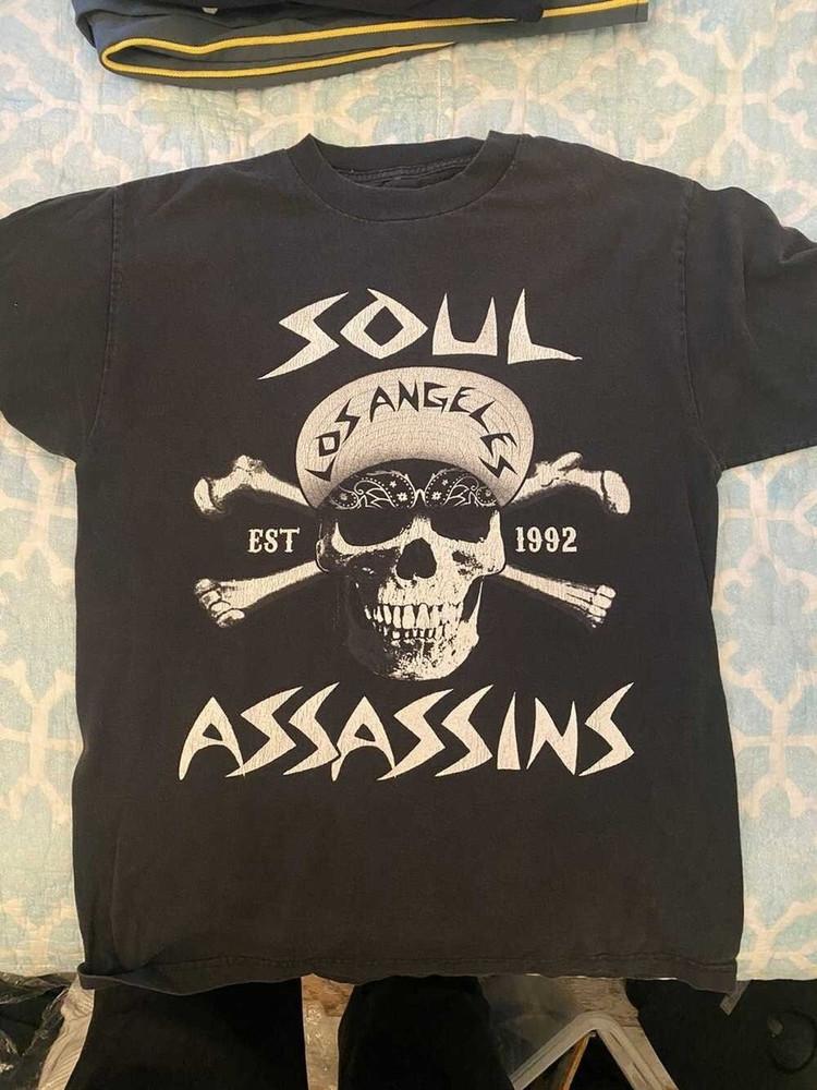 Винтажная футболка с концерта группы Soul Assassins Для фанатов S-5XL TU204 Унисекс футболка