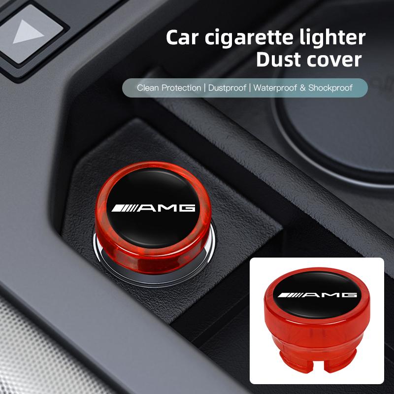 Car Cigarette Lighter Dust Cover Dustproof Cap Plug For Mercedes Benz AMG A B C E G CLA W211 W203 W204 W210 W124 C200 C230 C260