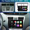 Для Toyota Vios Yaris 2007 2008 - 2012 9-дюймовый автомобильный стерео радио мультимедийный видеоплеер Android 14 Auto Carplay GPS навигация