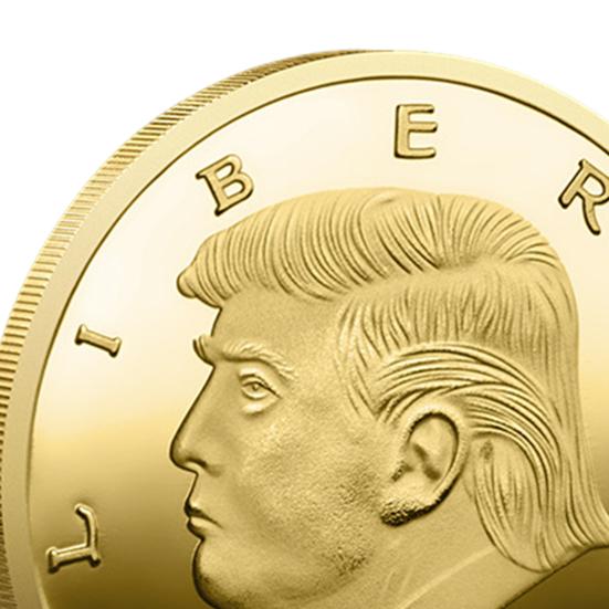 Памятная монета Liberty, металлическая монета с изображением Трампа, 47-й президент США, коллекционный жетон, подарок сторонникам MAGA/KAG