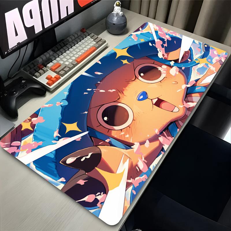 Large Mouse Pad Anime One Piece Tony Tony Chopper Cute Anime Extended Gaming Mouse Pad NonSlip Large Desk Mat