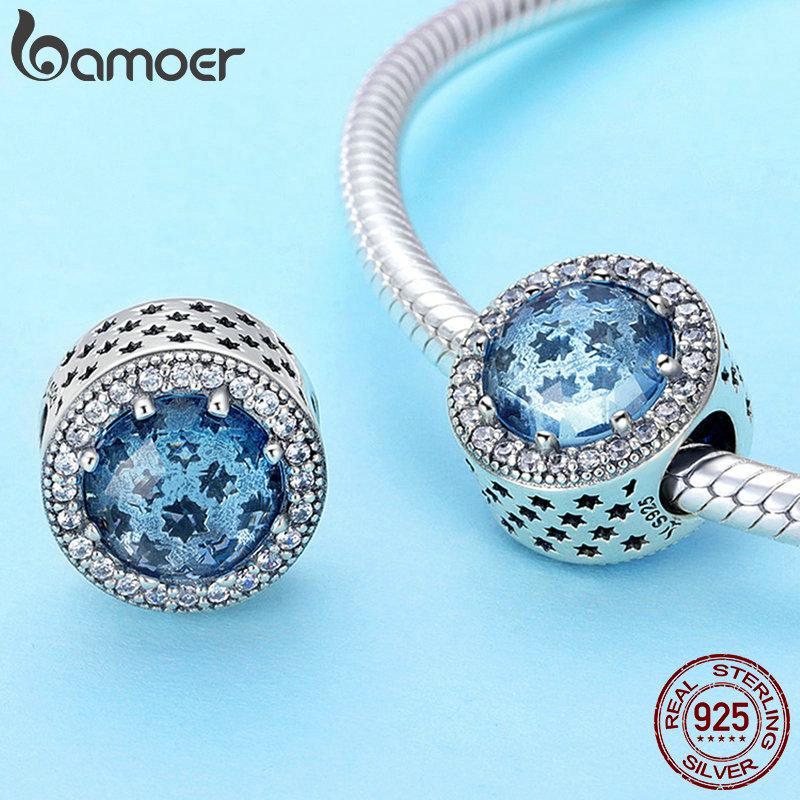 Bamoer Шармы для браслетов из стерлингового серебра