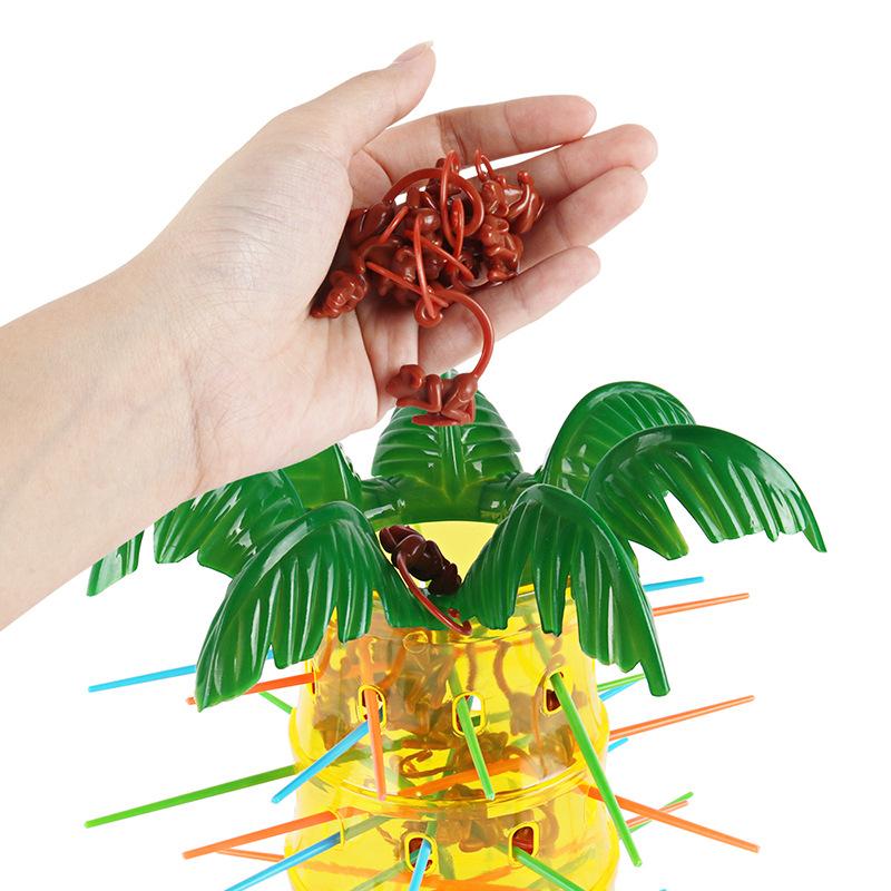 Table Game Toy for Family Party Multiplayer Tabletop Game Monkey Climbing Tree Toy Parent-Child Early Learning Educational