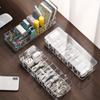 1pc Clear Plastic Cable Organizer Box, Dust-Free Desktop Storage for Cables and Accessories, Durable Material, Easy To Use