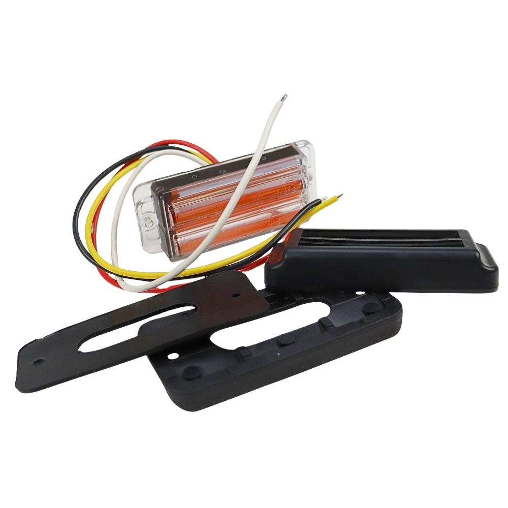 LED warning lamp 12-24V IP6 with position and side marker light WAŚ