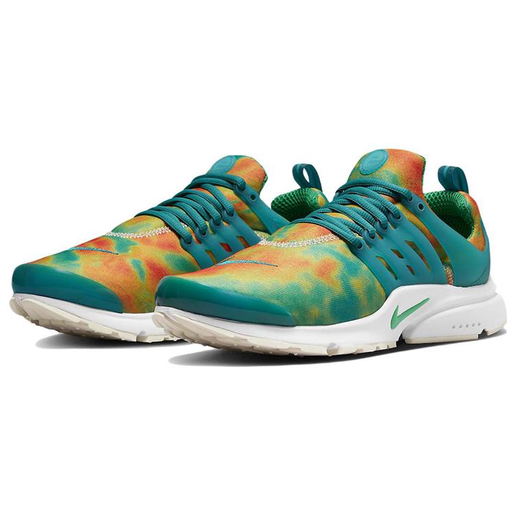 Nike Air Presto 'Tie-Dye - Bright Spruce' (Unisex) Pearl White / Bright Spruce / Summit White / Stadium Green / Light Crimson Casual Shoes