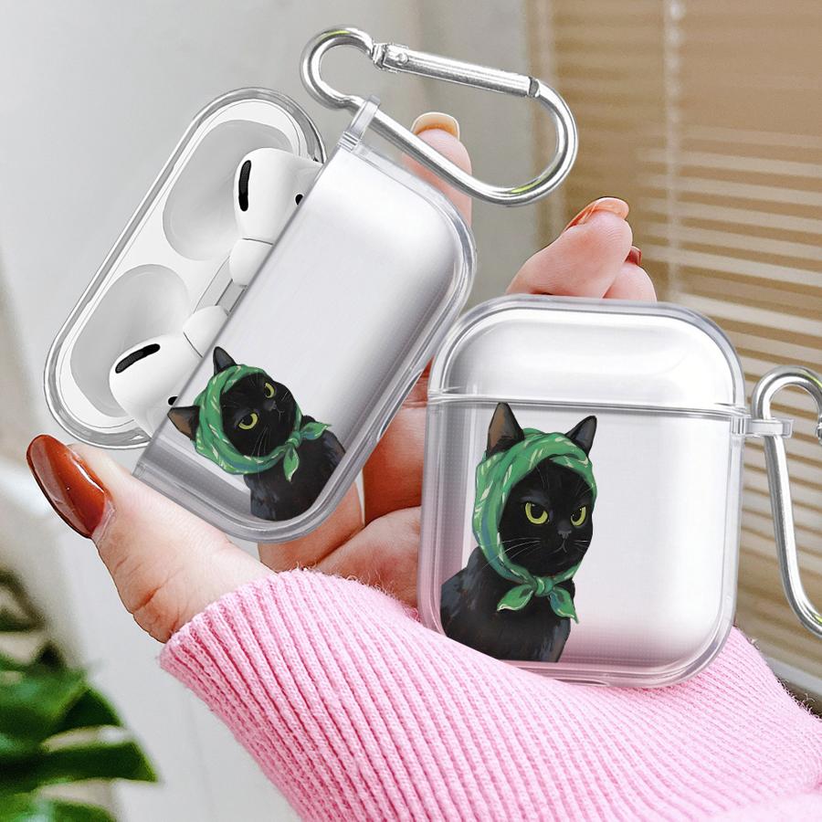 Мультяшный Кот Прозрачные Чехлы Для Наушников Чехол Для Airpods Pro 2 4 Pro3 Pro2 3 1