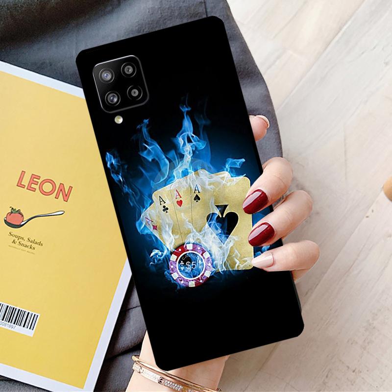 Кости Покер Казино Для Samsung Galaxy A05 A06 A56 A36 A26 A16 A22 A32 A52 A54 A34 A14 A55 A15 A53 A33 A35 Чехол