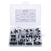 120 шт. M2.4 M3.2 Черные Алюминиевые Вытяжные Заклепки Гвоздь Декоративные Заклепки Для Мебели Набор Ассорти