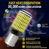 2pcs 3157 P27/7W T25 7440 W21W T20 W21/5W 7443 P21/5W P21W BA15S PY21W BAU15S LED Bulbs 3600LM 4014 150SMD Turn Signal Light Bulbs 7