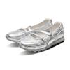 Mizuno Туфли LG 60S на тонкой подошве, балетки, туфли Мэри Джейн, повседневные туфли с низким верхом, женские, серебристые, Mizuno D1GH253002