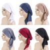 New Headscarves Ladies Hijab Hair Turban Chemo Cancer Head Scarf Bottom Cloth Headscarf Women Turban for Ladies Female Turban