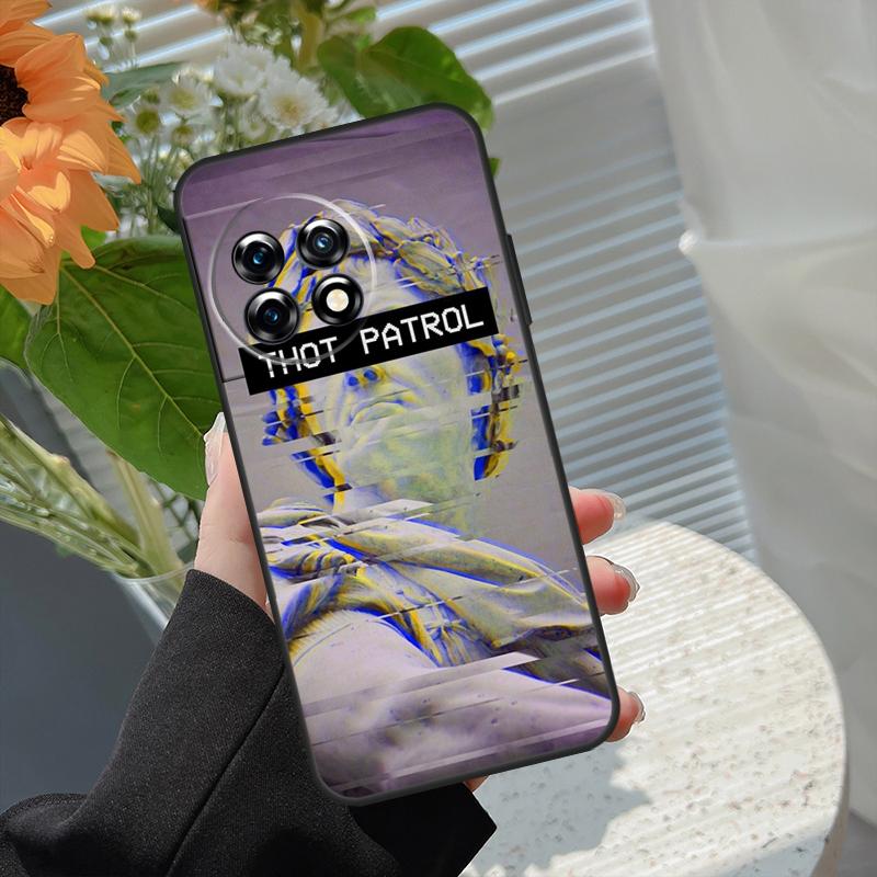 Греческая статуя в худи Чехол для OnePlus 8 9 10 Pro 15 13 12 11 13T 13R 12R 10T 8T Nord 5 CE 2 3 4 Lite N20 N30 Обложка