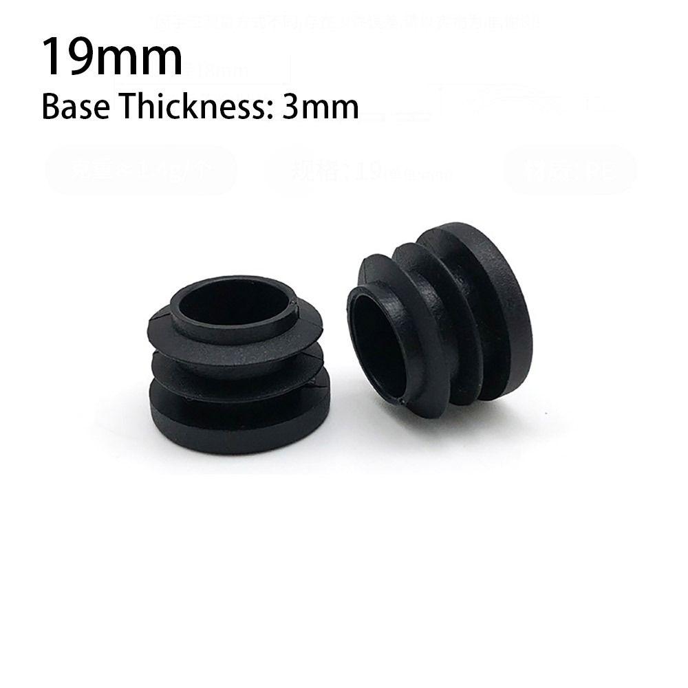 10 шт., стальная труба, мебельная заглушка для ног, протекторы для пола, заглушки, круглая трубка, пылезащитный чехол