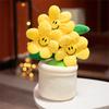 Plush Sunflower Decoration Toy Home Decoration Waist Support Plant Pot Doll