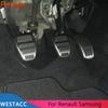 Автомобильные педали для Renault Captur Koleos Kadjar Duster Scenic Espace для Samung QM6 2016-крышка для педали газового тормоза