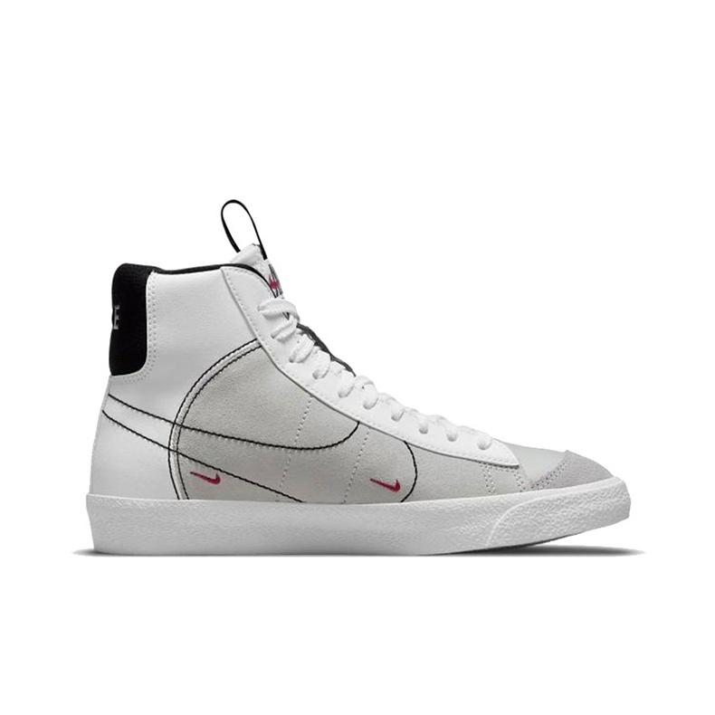 New Nike Blazer Mid 77 SE GS White Rush Maroon DH8640-101