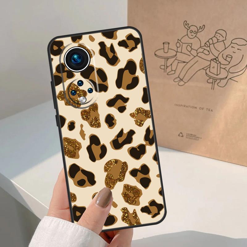 Леопардовый Узор Животное Красочный Для Honor Magic 8 5 6 7 Pro Чехол Для Honor 400 200 Lite 50 70 90 X8c X8b X9a X9b X9c X9d Win