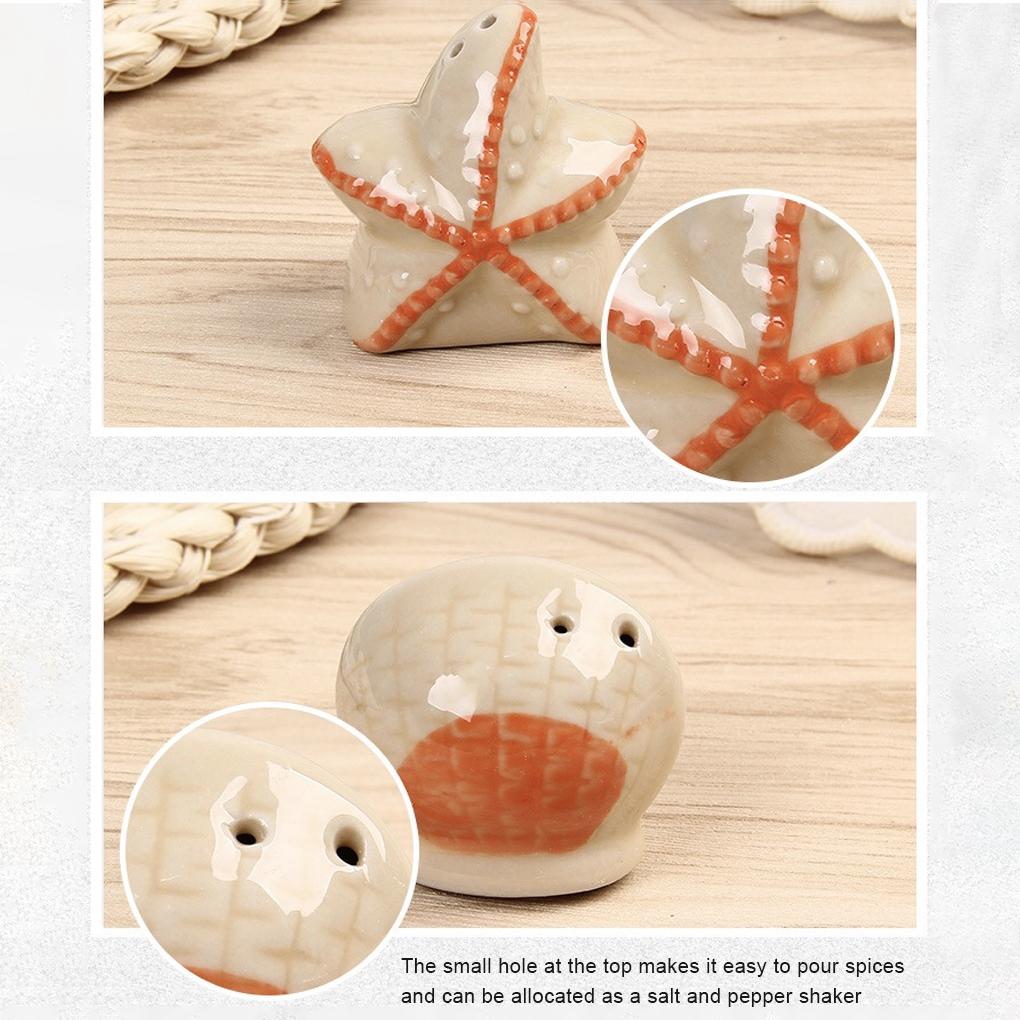 2 шт./набор керамическая банка для специй многоразовая моющаяся приправа в форме животного шейкер для кухни ресторана кулинария бутылка для хранения