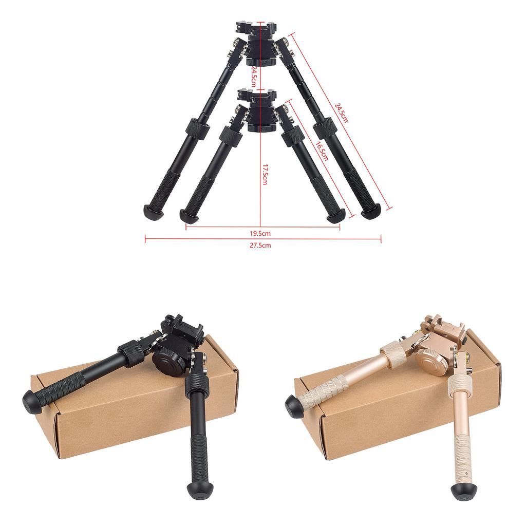 Outdoor Camera Tripod 360 Degree Rotating Adjustable Aluminum For Surveillance And Outdoor Use